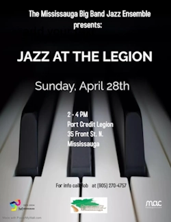 Jazz at the Legion - April 28